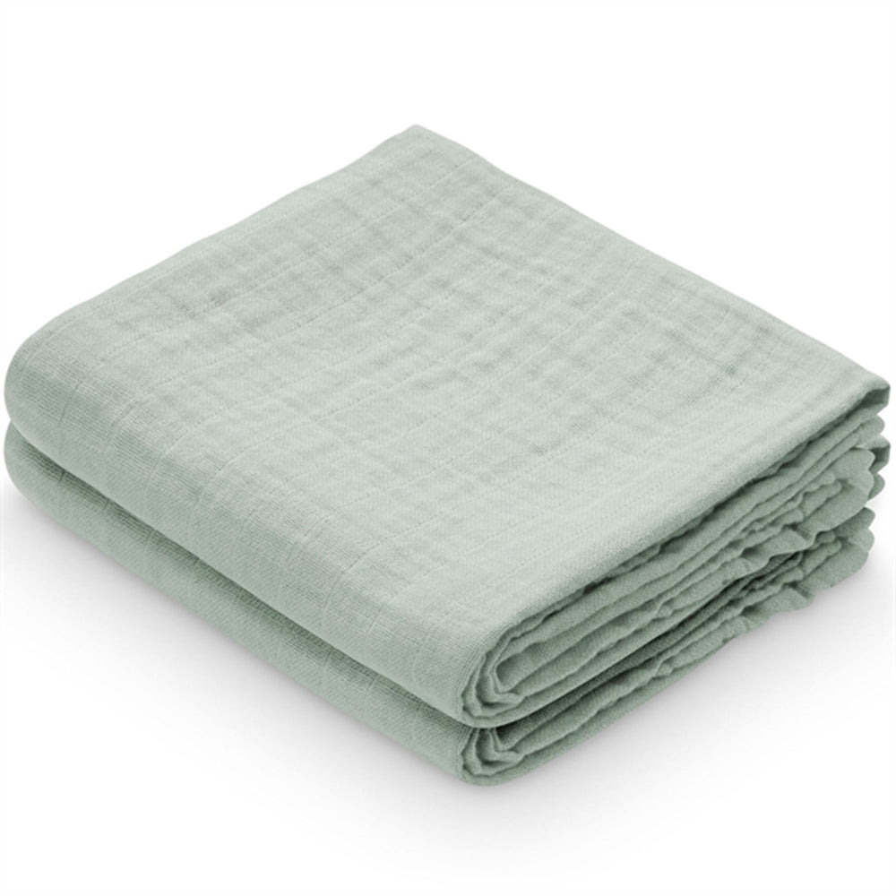 Cam Cam Stofbleer 2-pak Dusty Green - CamCam → Luksusbaby.dk