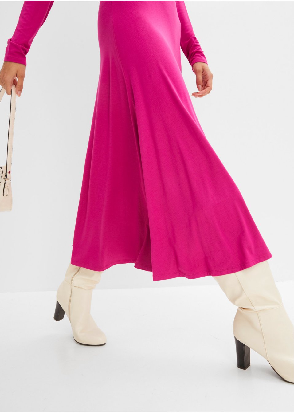 Robe midi avec détail nœud en viscose