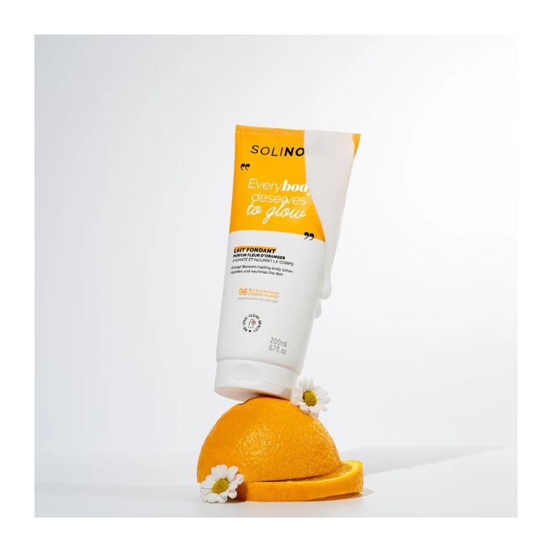 Lait Corps Fondant apaisant Fleur d'Oranger Solinotes 200ml