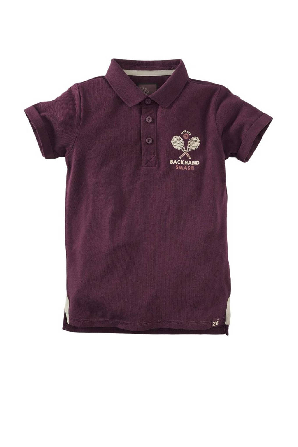 Z8 polo Constantijn aubergine