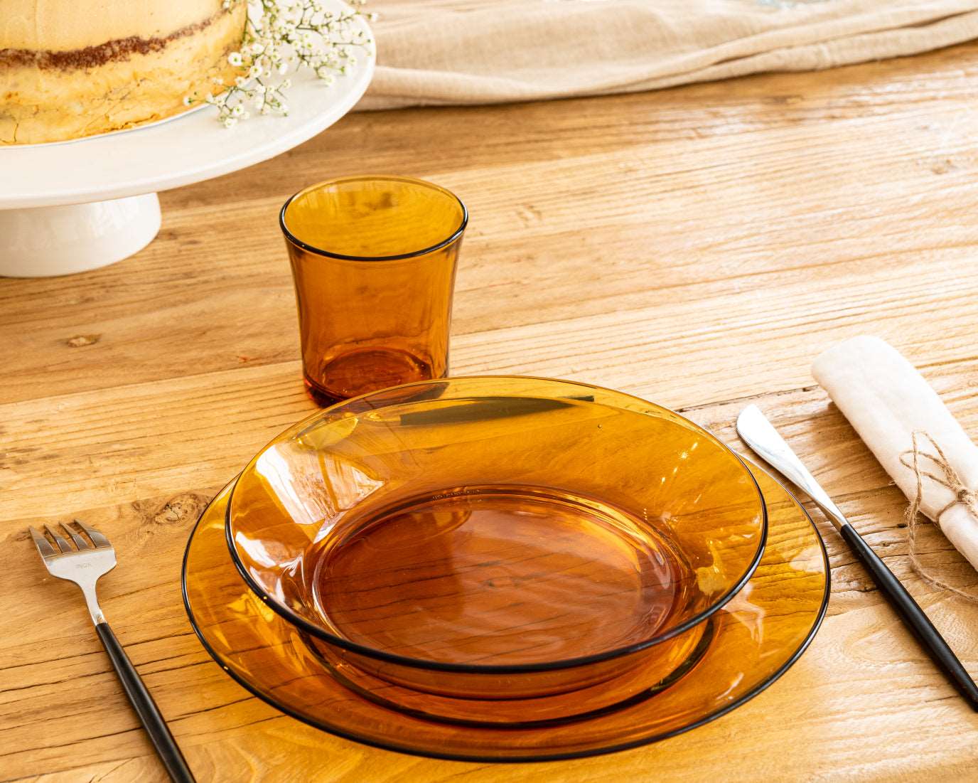 Lys - Set 12 verres - Verre bas 21 cl et verre haut 28 cl (Lot de 12)