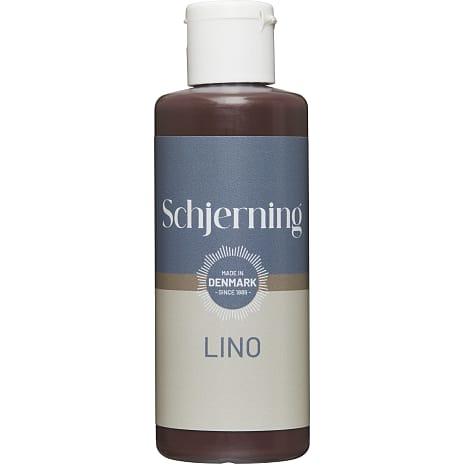Schjerning trykfarve linoleum - brun