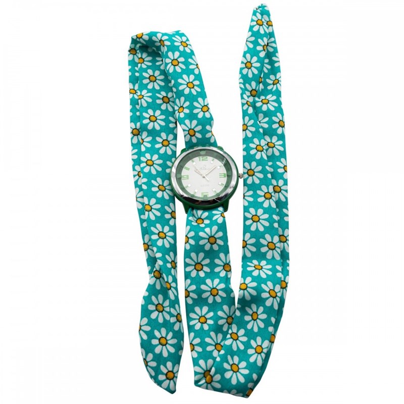 Montre Femme CHTIME bracelet Tissu Vert