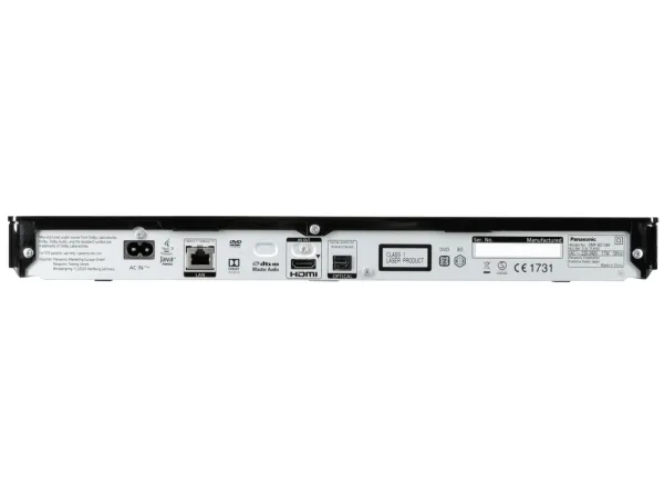 Panasonic DMP-BDT384 - 3D Blu-ray-skivespiller - Eksklusiv - Ethernet, Wi-Fi SORT