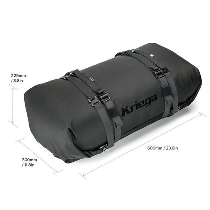 Sacoche de selle Kriega Rollpack-40 (40 litres) Universel - Jaune / Noir
