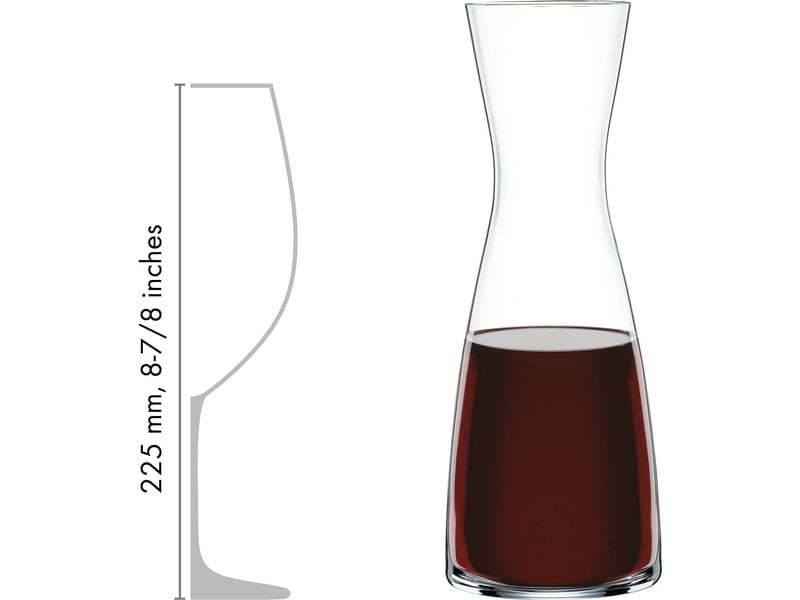 Spiegelau Karaffe Classic Bar 1 l, Transparent Elegante Karaffe aus Kristallglas