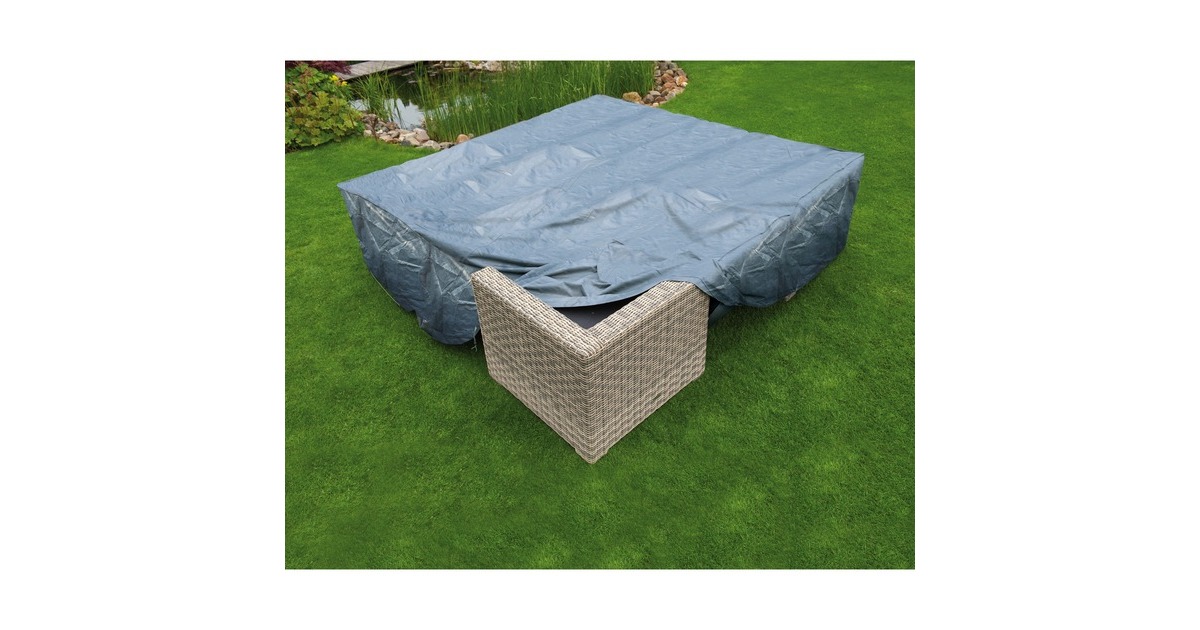 NatureTuinmeubelafdekhoes voor loungeset afdekking  (Grijs, 6031611)