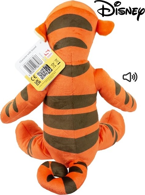 Tigerdyr Bamse Med Lyd - Disney Peter Plys - 31 CM