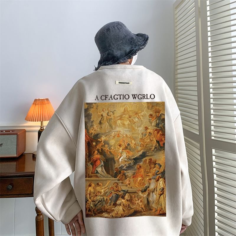 Derbundy - Oversized sweatshirt met grafische print
