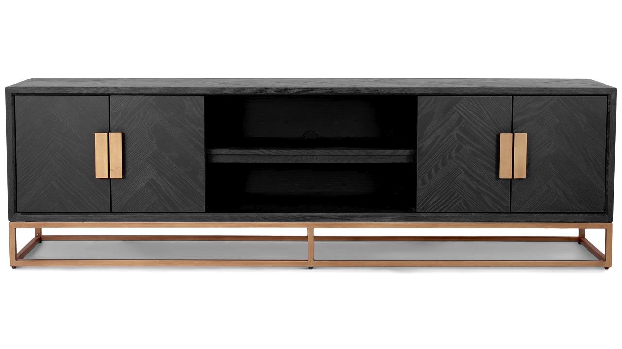 Tv-dressoir 210694 Blackbone Brass B200 x D43 x H60 cm