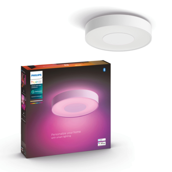 Philips Hue badkamerplafondlamp Xamento wit - warm tot koelwit licht 34W - Ø 38 cm