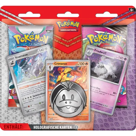 Pokemon Sammelkartenspiel: Aufgewerteter 2er-Pack-Blister (Aug 2023)