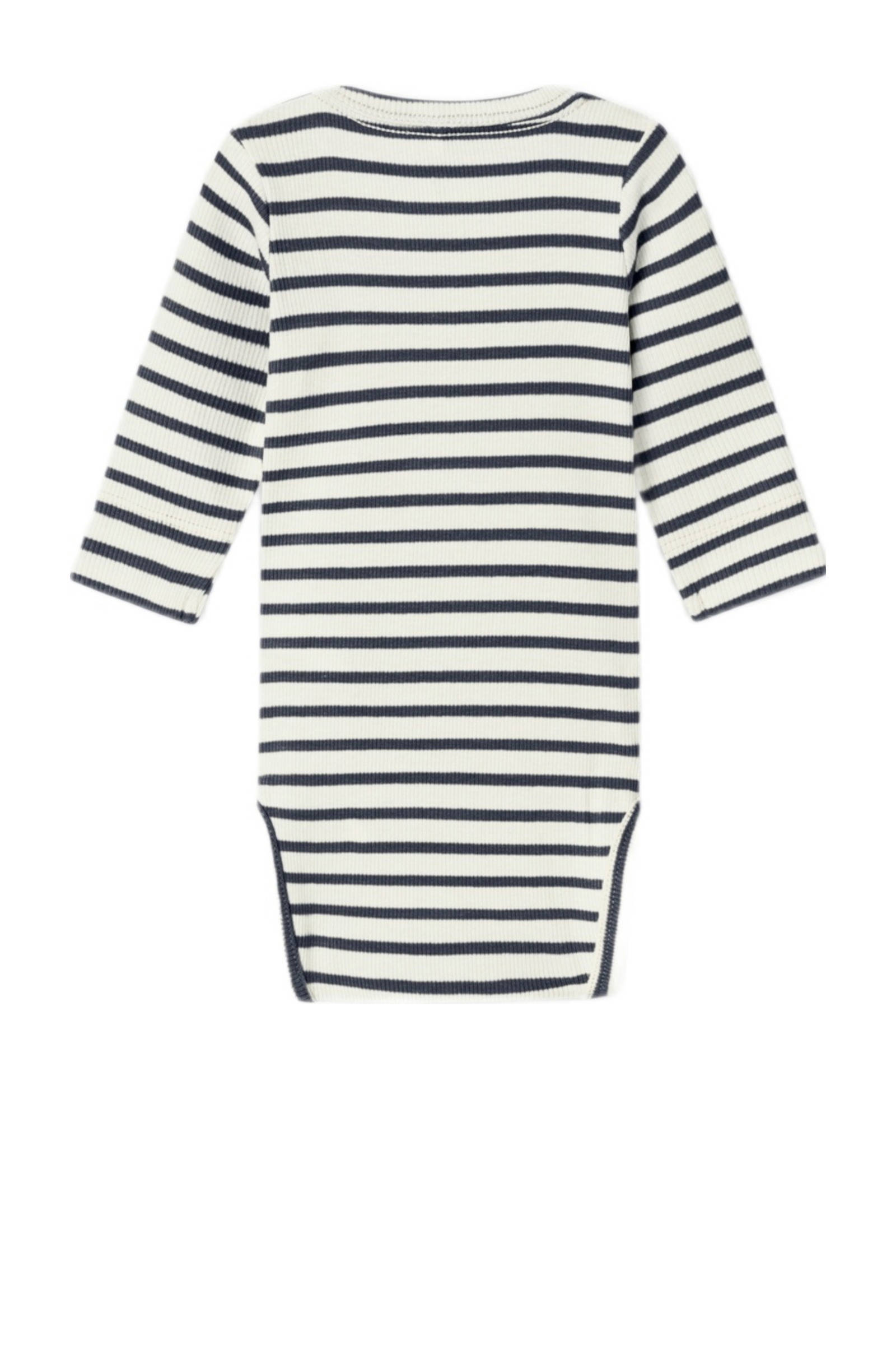 NAME IT gestreepte romper NBNBANI donkerblauw/ecru