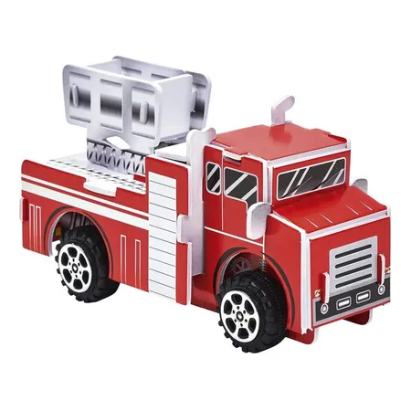 moses. 3D-Puzzle Feuerwehr mit Rückziehmotor