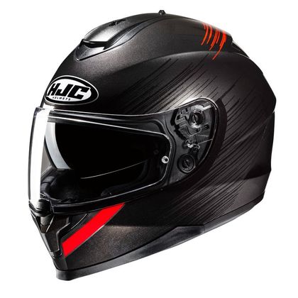 Casque Hjc C70N - SWAY - Noir / Rouge