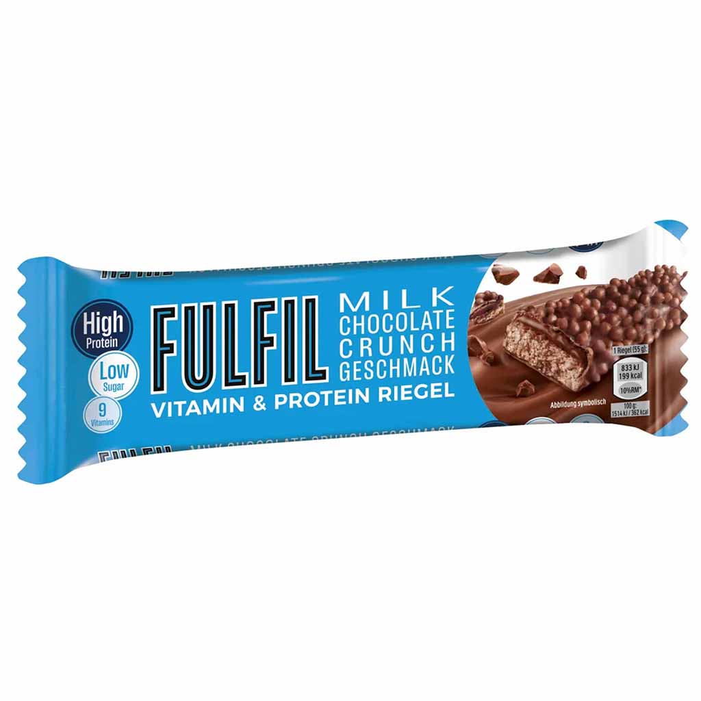 Fulfil Vitamin&Protein Riegel Chocolate Crunch Geschmack 15x55g = 825g MHD:14.2.25