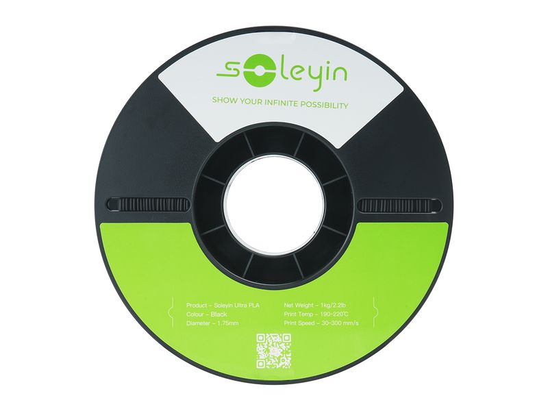 Creality Filament Soleyin Ultra-PLA Schwarz 1.75 mm 1.29 kg 1.75 mm PLA Filament