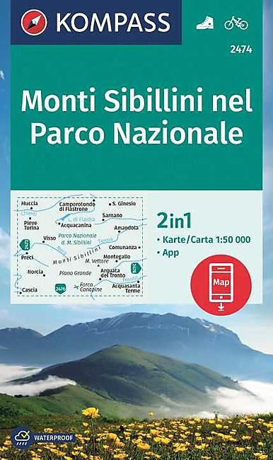 KOMPASS - 2474 MONTI SIBILLINI