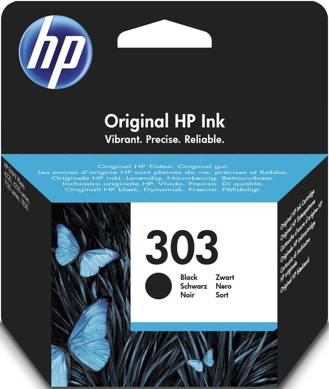 HP 303 Tintenpatrone, schwarz