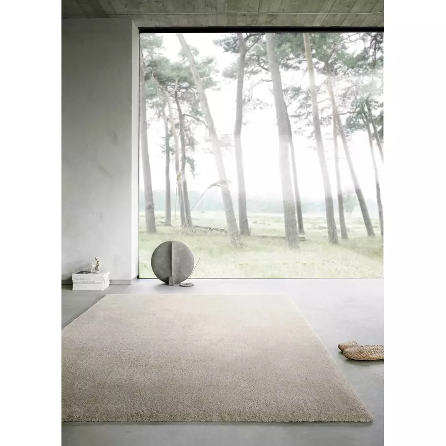 Wecon home basics Hochflorteppich Emilia beige grau