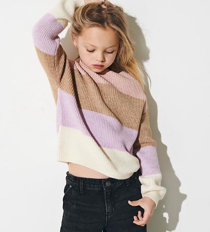 Kids Only Bluse - Strick - Noose - KogSandy - Sepia Rose
