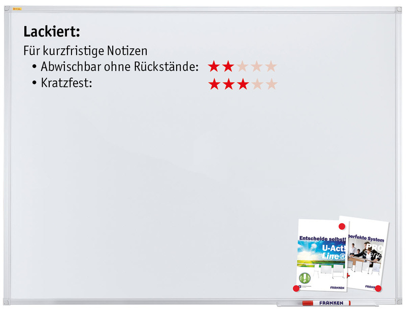 Franken Whiteboard X-tra!Line, 90 x 60 cm, lackiert