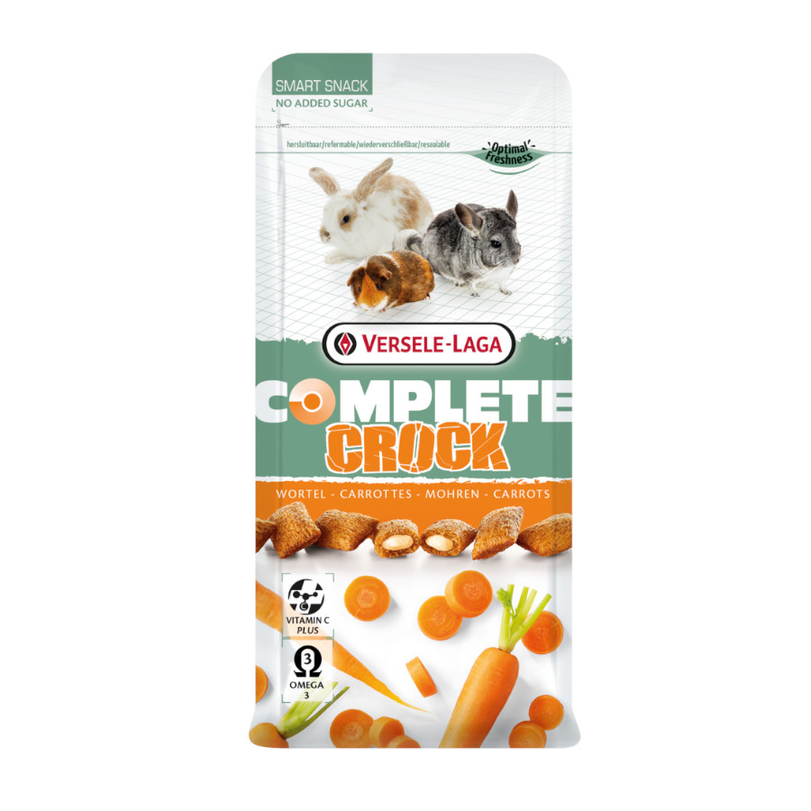 Versele-Laga Crock Petiscos Completos de Cenoura para Coelhos
