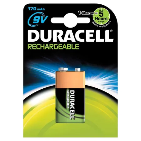 DURACELL Rechargeable Akku 9V