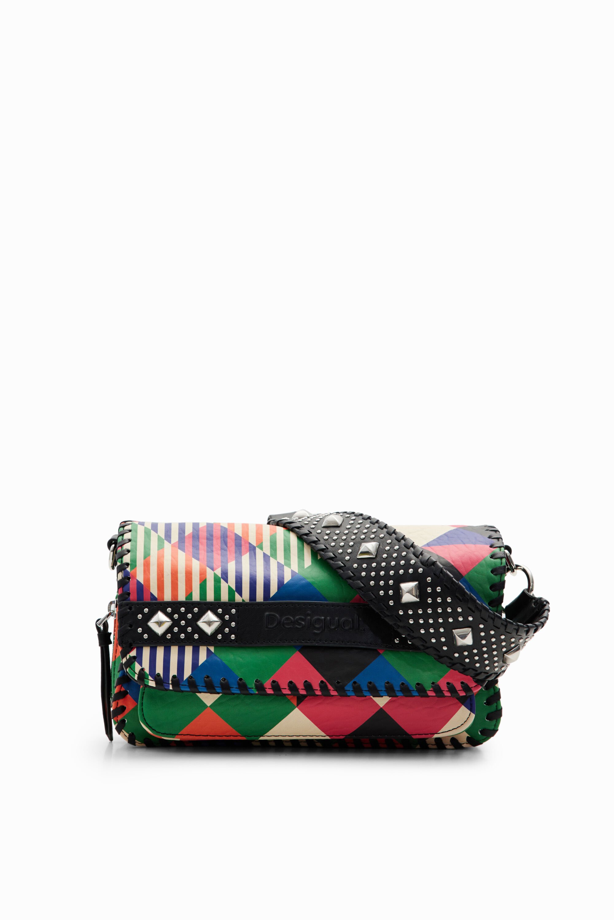 Sac à bandoulière moyen losanges