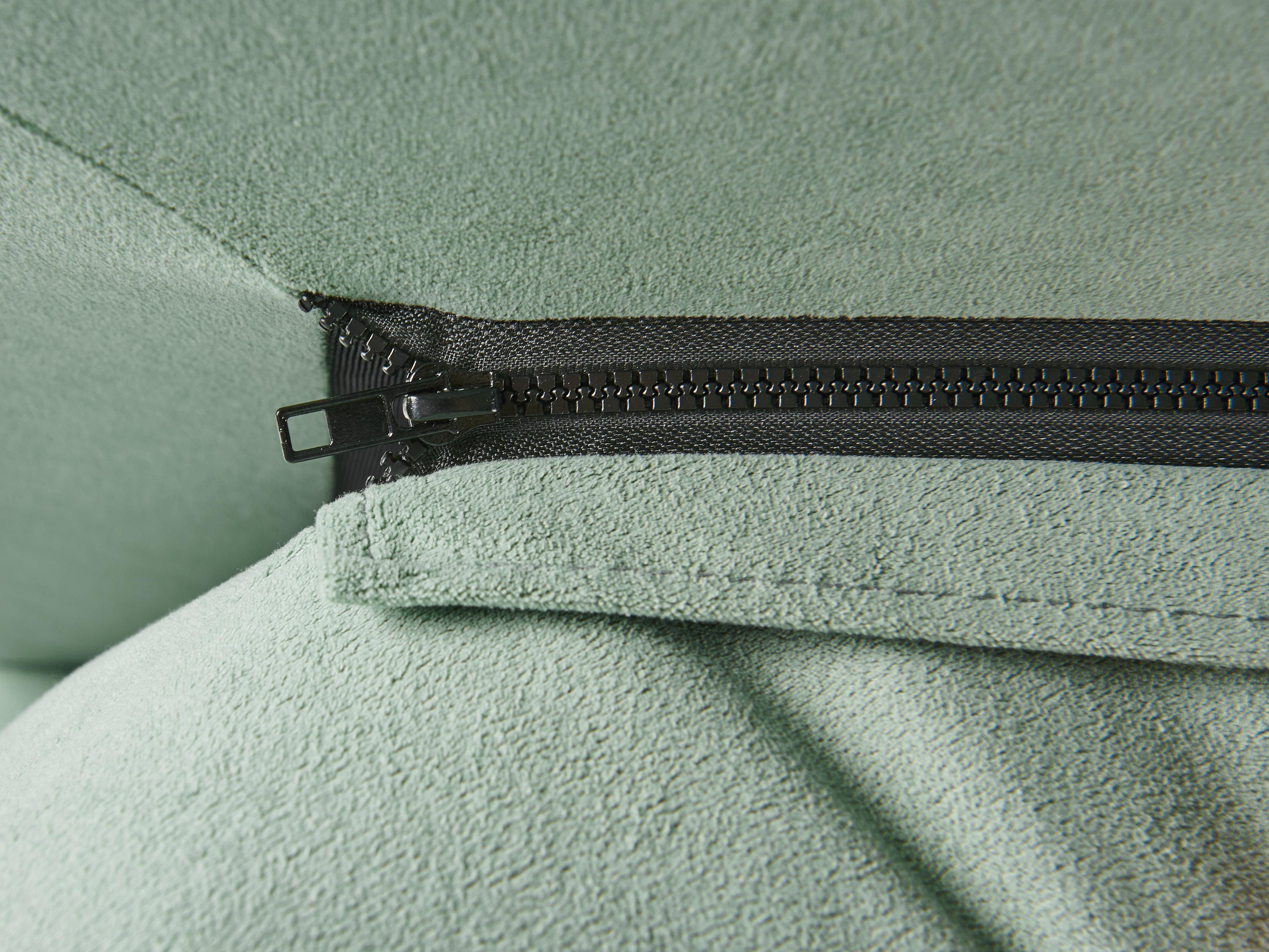 Bed Fluweel BAJONNA 180 x 200 cm Mintgroen