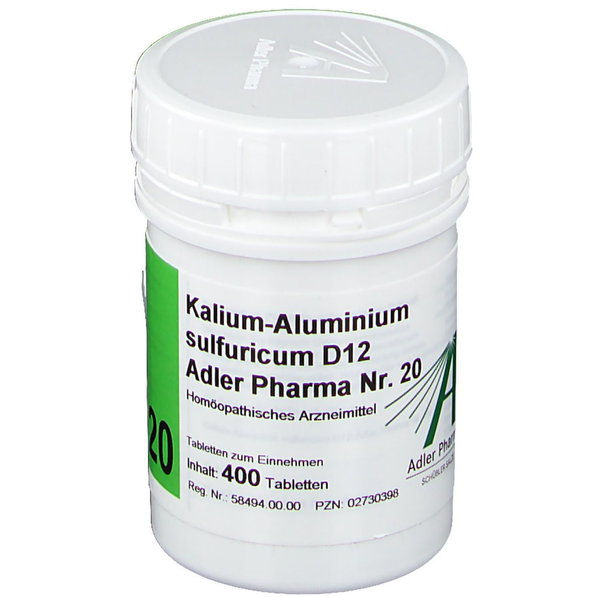 Adler Pharma Kalium – Aluminium sulfuricum D12 Biochemie nach Dr. Schüßler Nr. 20