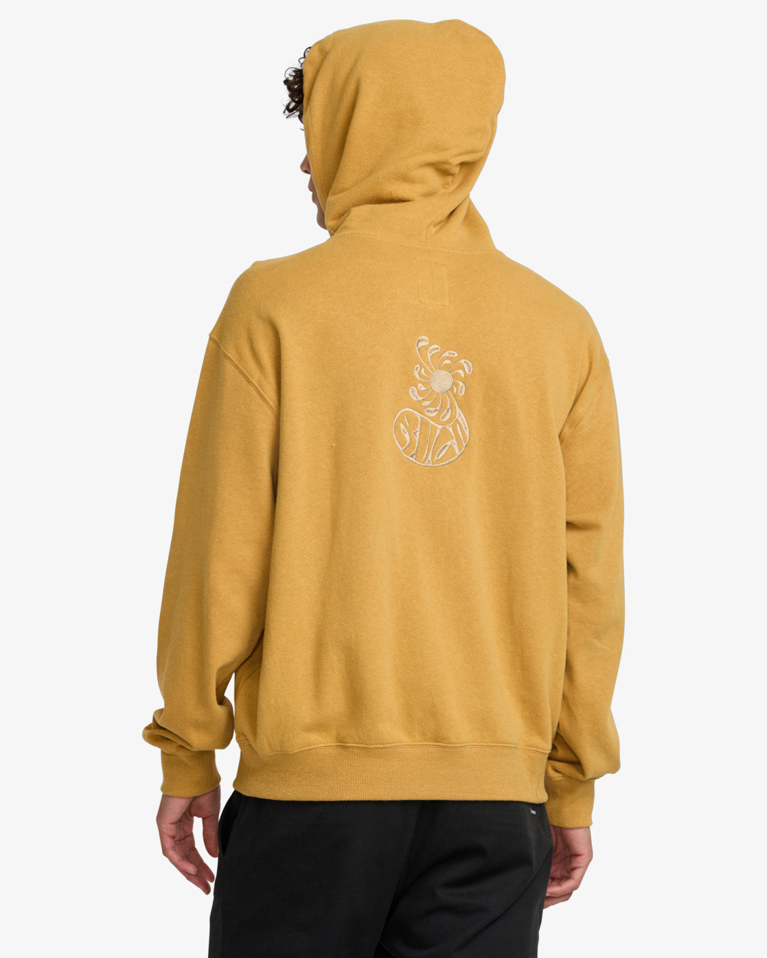 Rvca LA Wave Hoodie Ochre