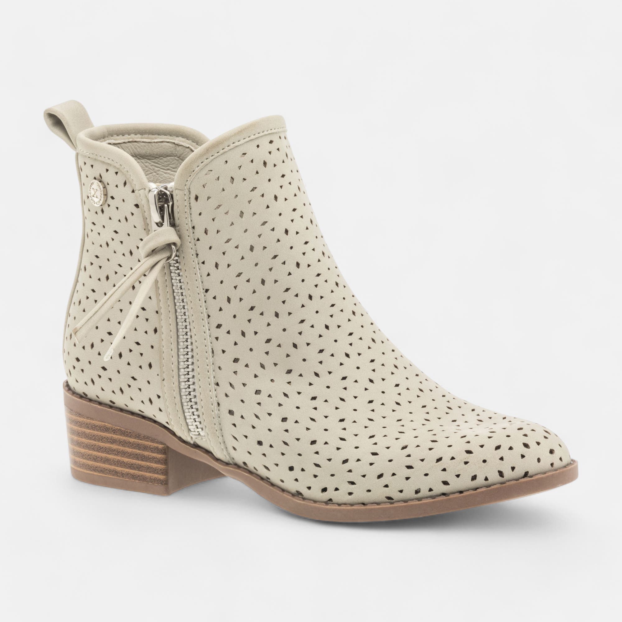 Bottines Fille beige