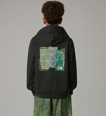 The North Face Kapuzenpullover - Graphic Relaxed - Schwarz/Neon