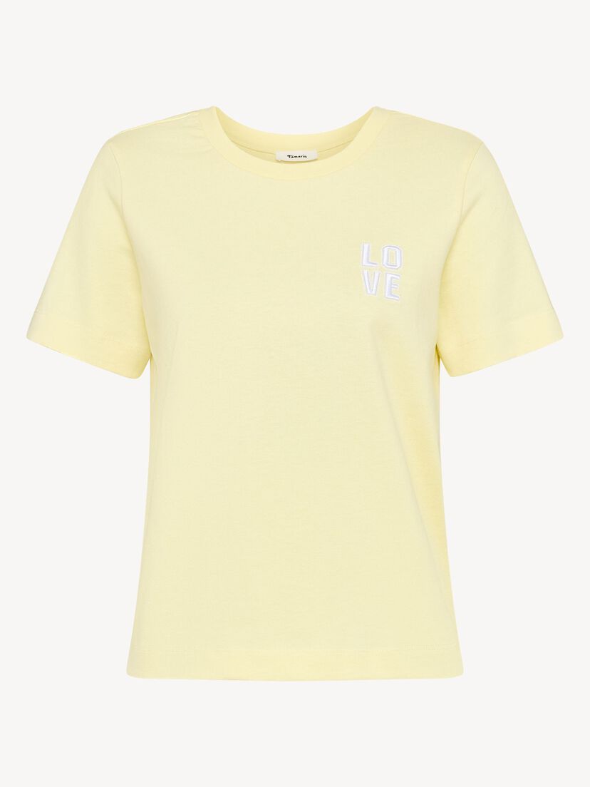 T-shirt - geel