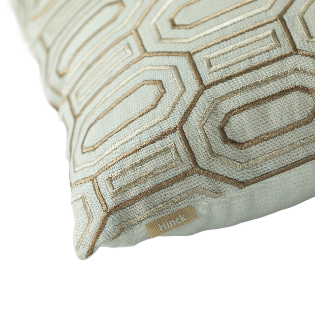 Kussen linnen Octagon white/natural
