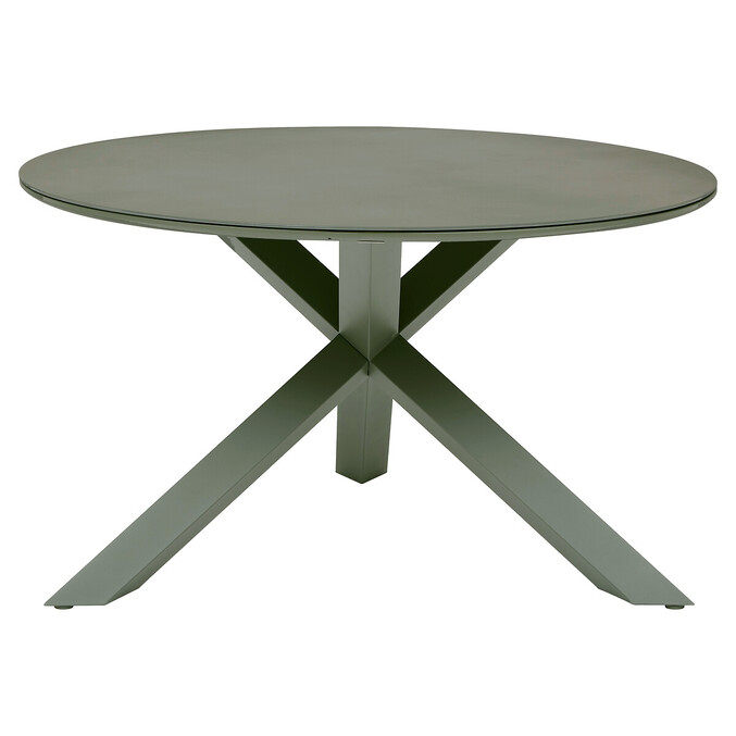 Ensemble table de jardin ORYON + 6 fauteuils RIU Laurier