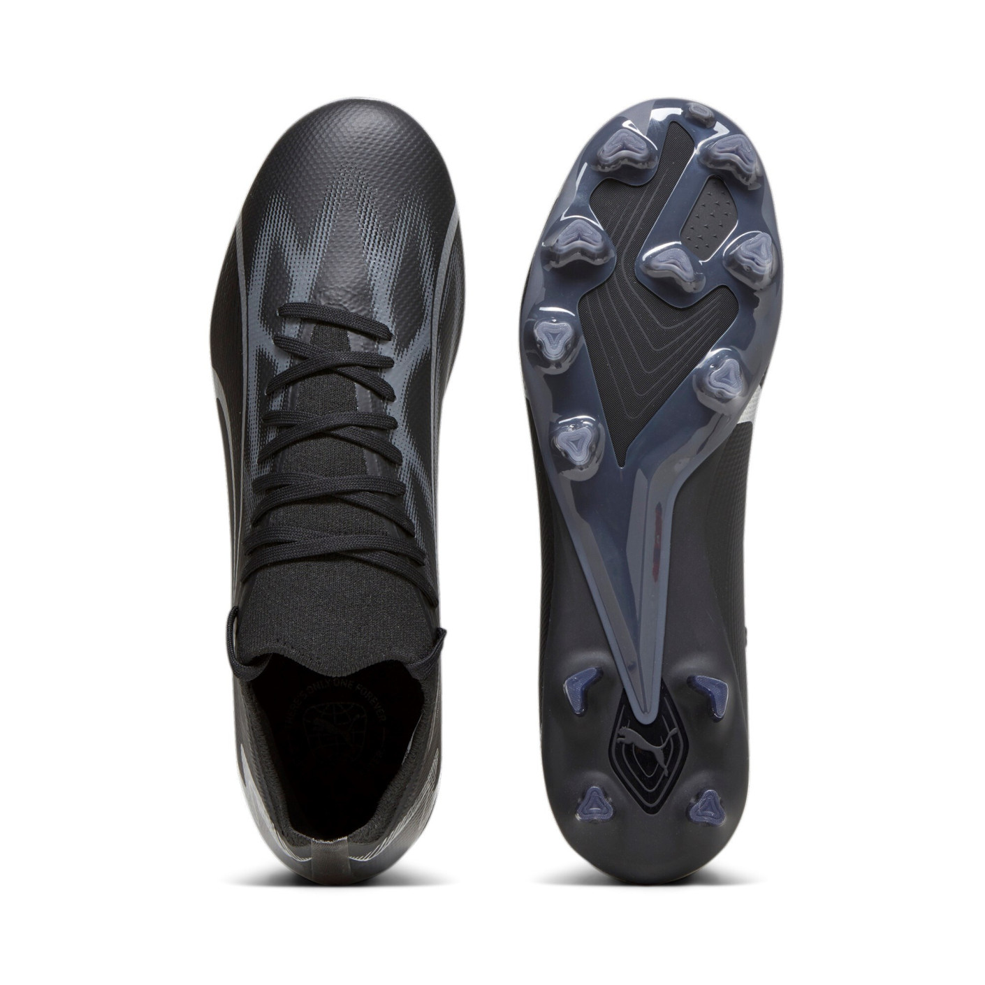PUMA Ultra Match Gras / Kunstgras Voetbalschoenen (MG) Zwart Zilver