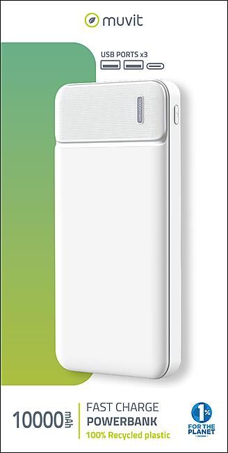 MUVIT - BATTERIE NOMADE MUVIT FOR CHANGE 10000 MAH