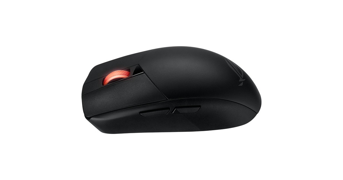 ASUSROG Strix Impact III Wireless gaming muis  (Zwart, 100 - 36.000 dpi, USB, 2,4 GHz, Bluetooth, RGB leds)