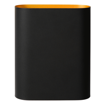 Lucide Ovalis Wandlamp zwart