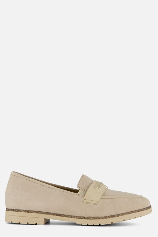 Rieker Instappers beige Leer