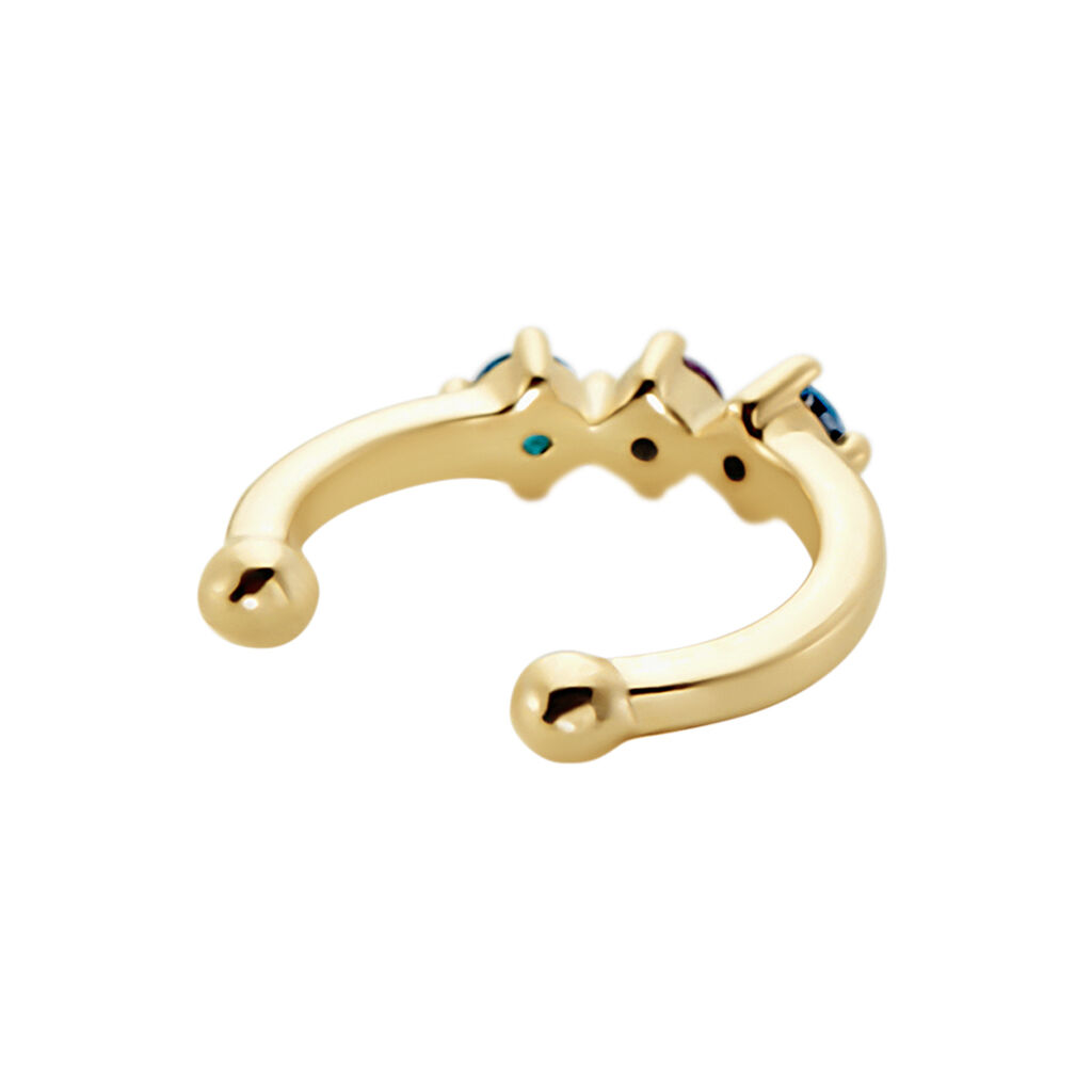 Bague D'oreille Unitaire Grishilde Plaqué Or Oxyde De Zirconium
