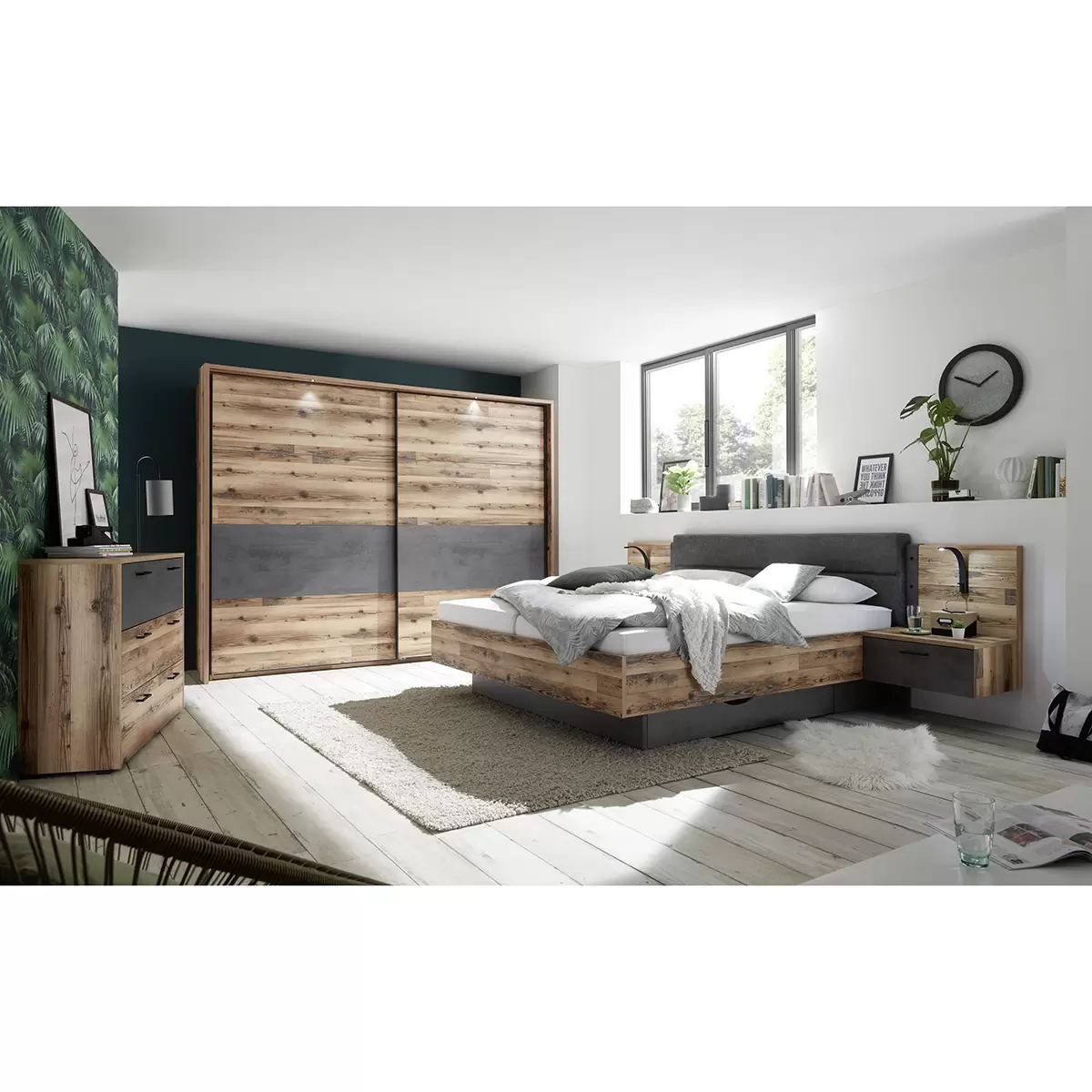 Bettkasten Alicante Graphit