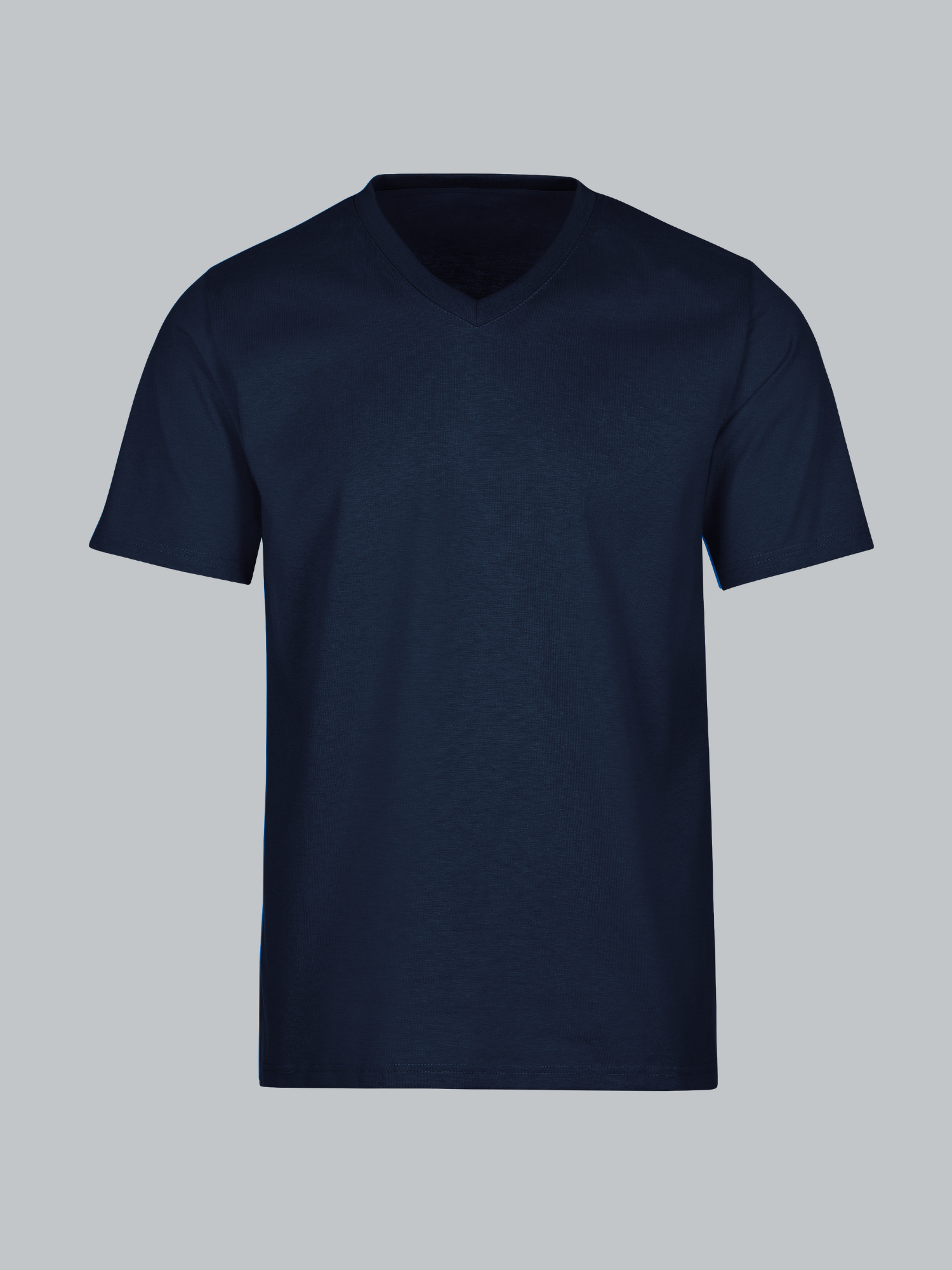 V-Shirt DELUXE Baumwolle Navy