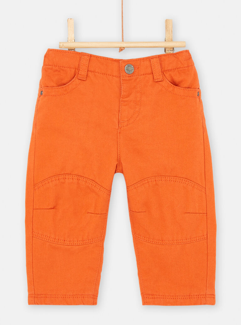 Pantalon orange pour bébé garçon