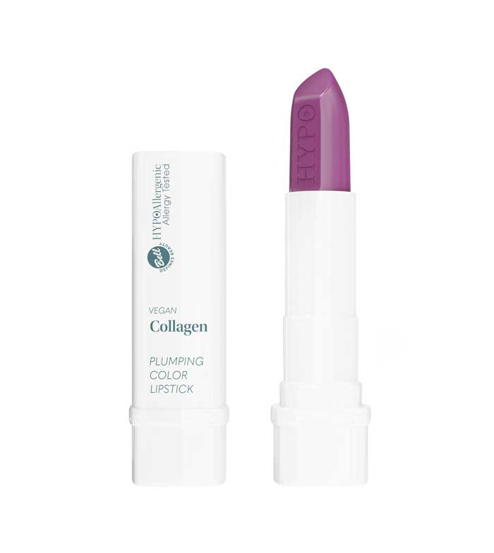 Bell - *Vegan Collagen* - Batom HypoAllergenic Plumping Color Lipstick - 05: Plum