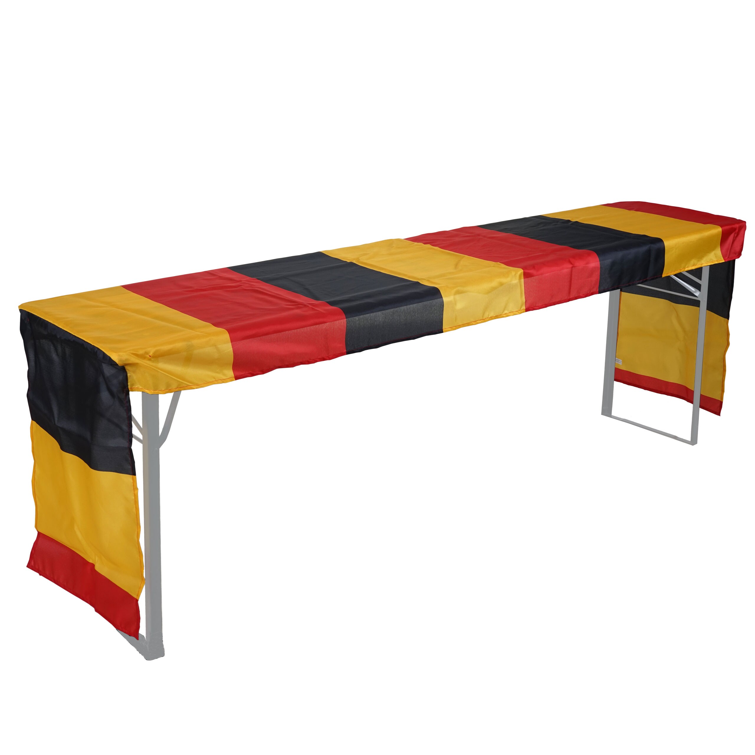 Tischdecke für Bierzeltgarnitur MCW-D19, Biertischhusse Tischhusse, Deutschland WM EM 360x73cm
