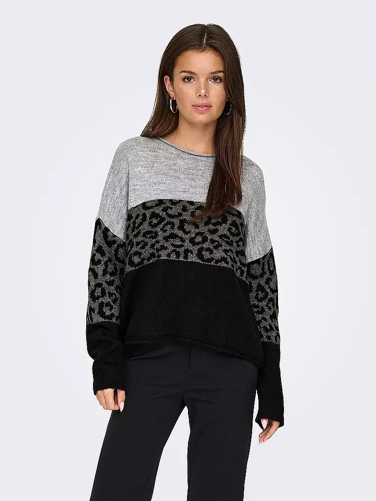 ONLY Pullover ONLJADE hellgrau