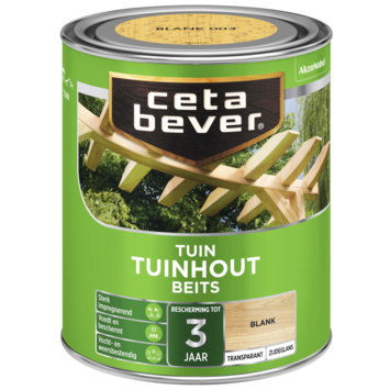 CetaBever Tuinhoutbeits transparant blank 750 ml